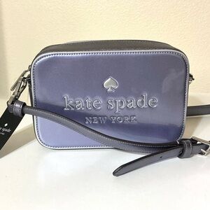 kate spade Oh Snap Mini Camera Bag Crossbody Lavender